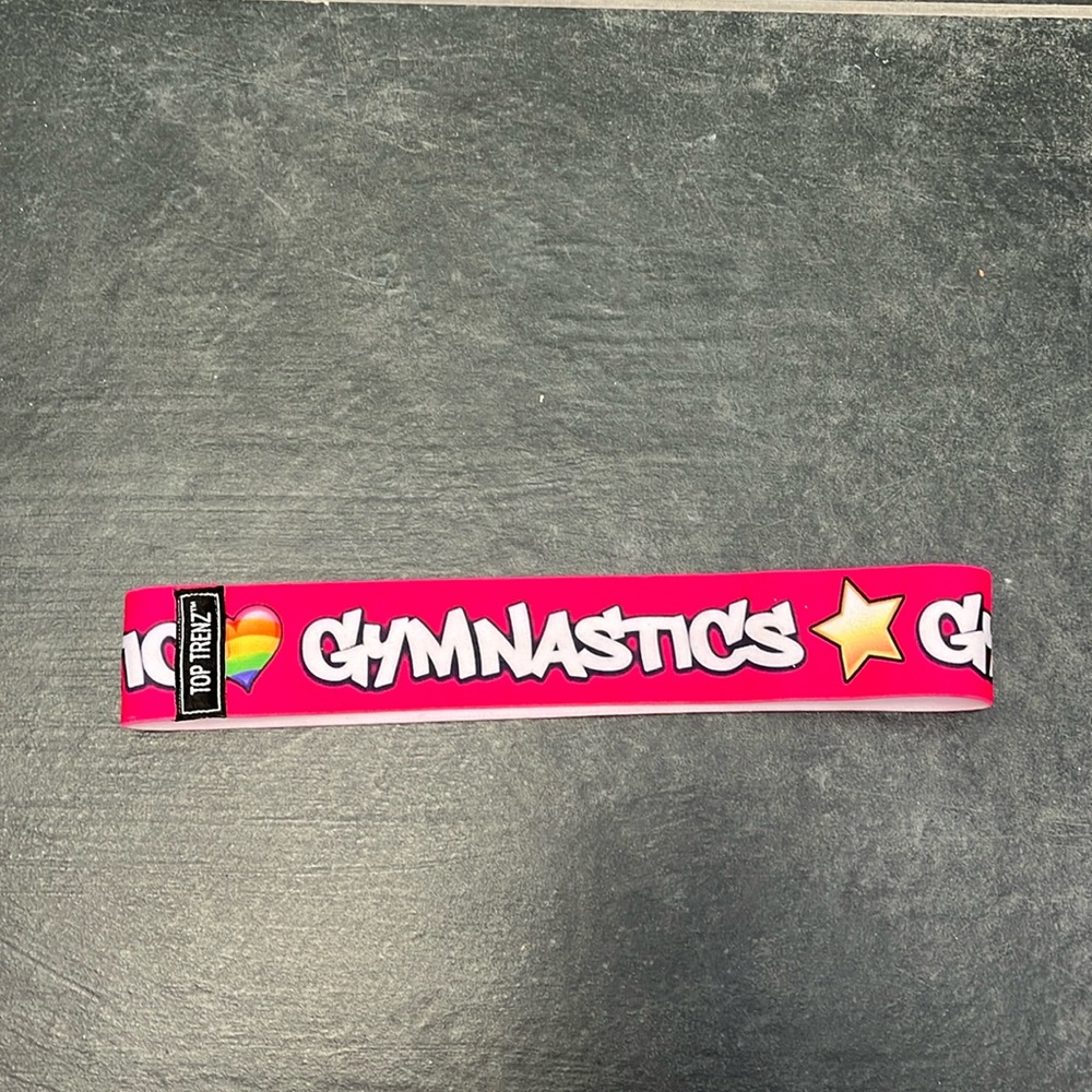 Top Trenz girls No Slip Headband pink - gymnastics
